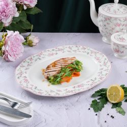 Блюдо овальное 34*27 cм h2,5 см   Noble [1]