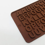 Форма силиконовая для шоколада "Английский алфавит"21*10см