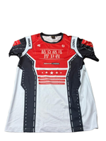 Футболка TS SPORT бело-красная 00009