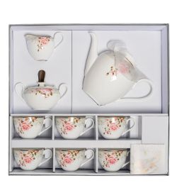 Pavone JK-202 Чайный сервиз 15 пр. на 6 перс. «Монте-Роза» (Monte Rosa  )