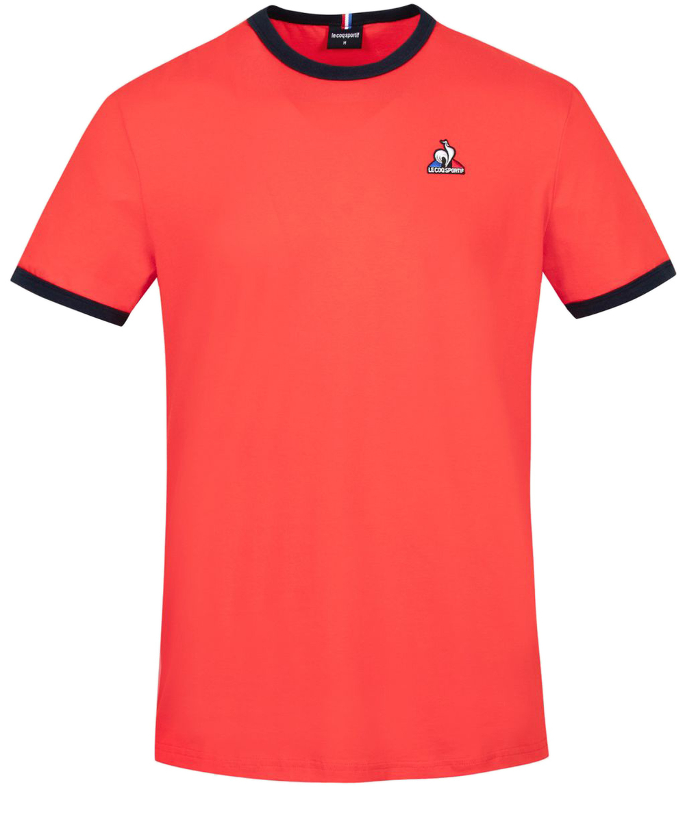 Футболка мужская теннисная Le Coq Sportif Bat Tee SS No.3 M - tech red