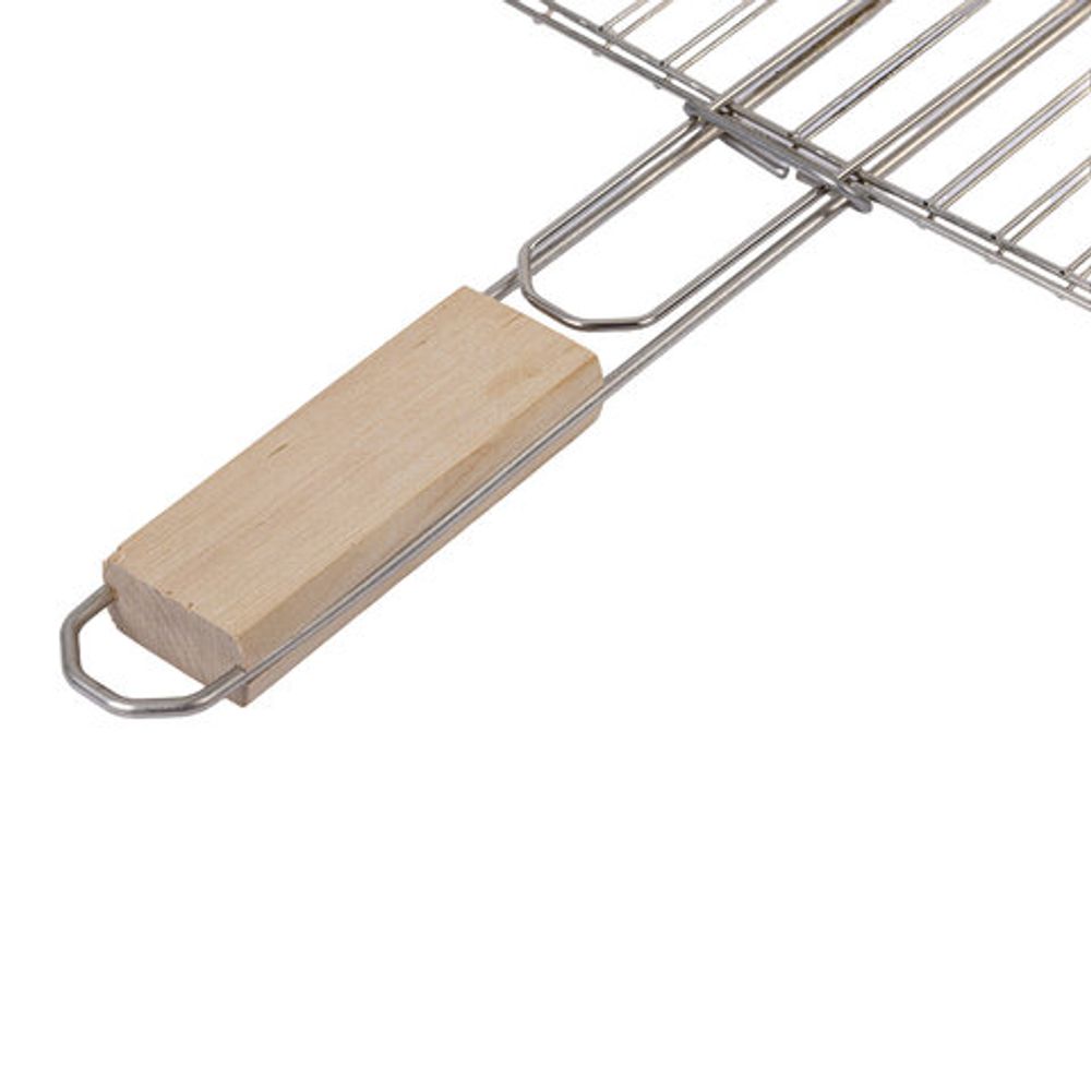 Решетка-гриль универсальная, размер 300х220 мм, глубина 10 мм, никелированное покрытие, РГМ3НЭ