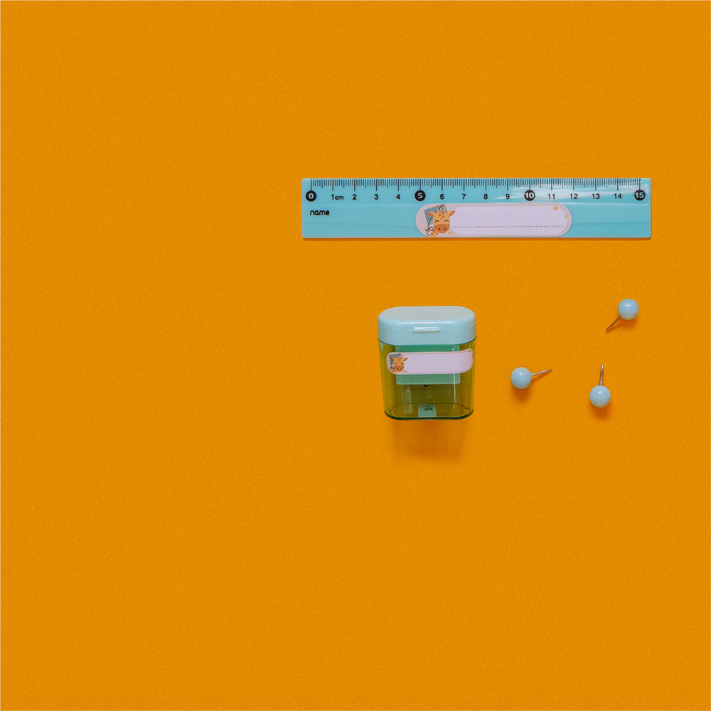 Наклейки для школы Жираф (бежевый), 56 шт