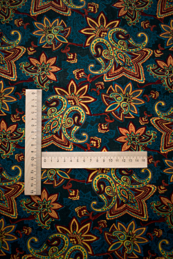 Ткань бязь плательная, рис. " Восточные мотивы", ширина 150 см, арт. 911