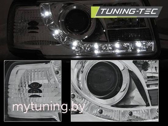 Передние фары DAYLIGHT CHROME для Audi 80 B4