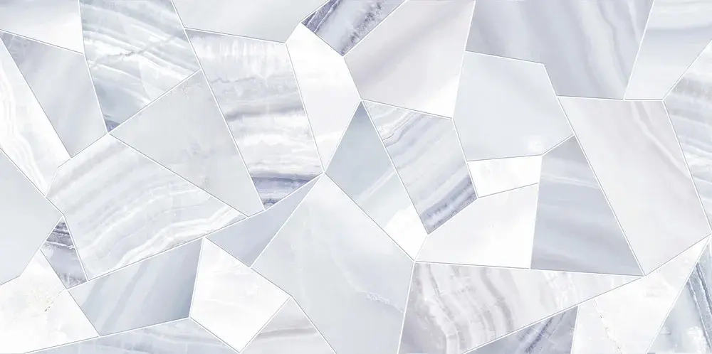 Настенная плитка ALMA Ceramica TWU09BGM017 Bergamo 50x24.9 серая глянцевая под камень