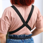 6883525 Рюкзак кенгуру "Сидим и лежим", цвет зеленый