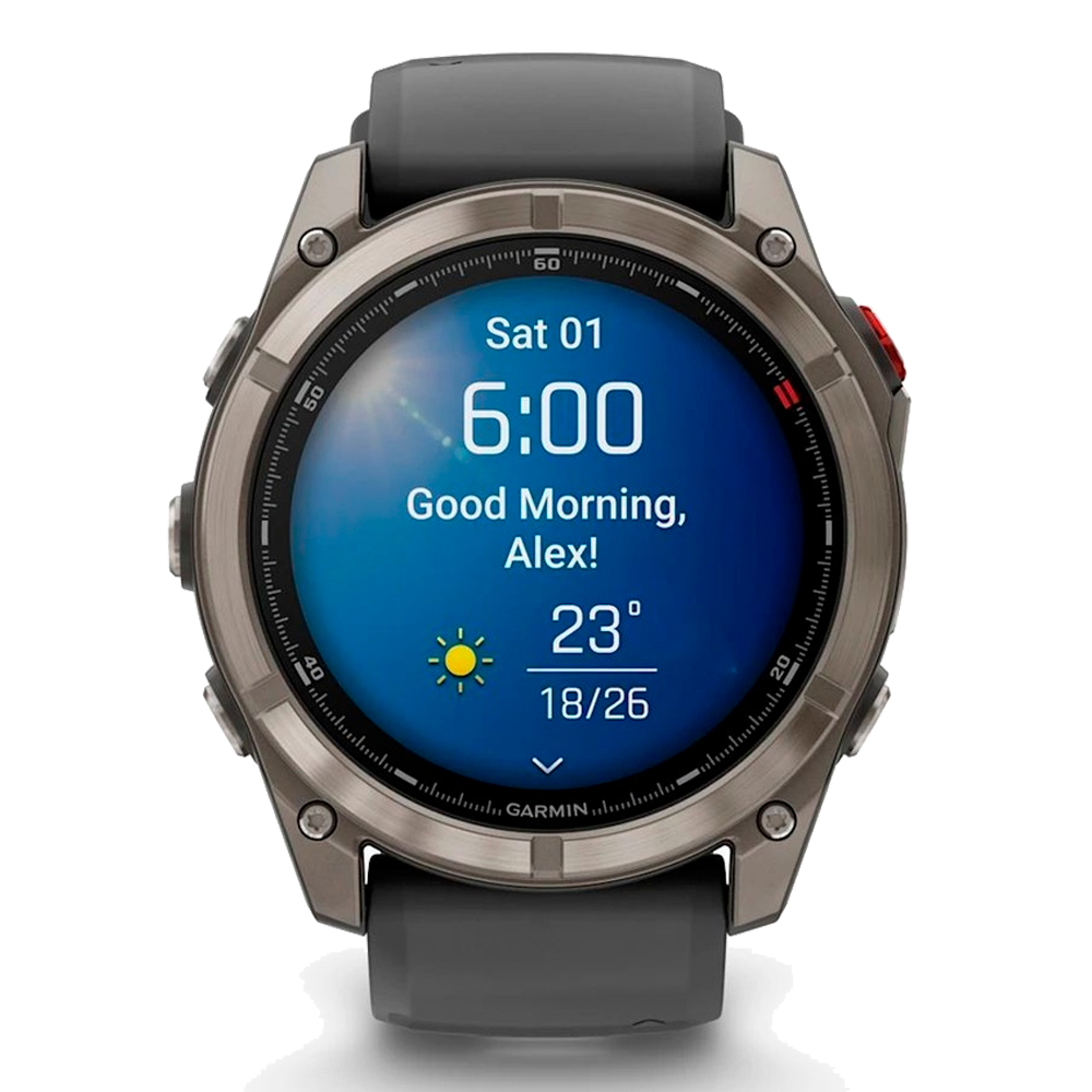 Умные часы Garmin Fenix 8 Pro, 51mm, Amoled Sapphire Titanium Graphite (010-03199-11)
