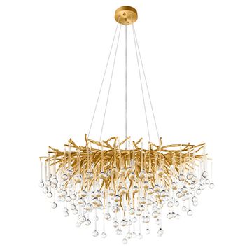 Подвесная люстра 15*G9 10377/800 золото Drops LOFT IT