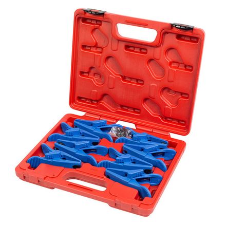 Цена на МАСТАК (102-10001C) Набор заглушек для патрубков с металлическими наконечниками, кейс, 8 предметов