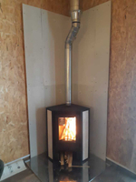 Комплект дымохода сэндвич для двухэтажного дома нерж. 1.мм