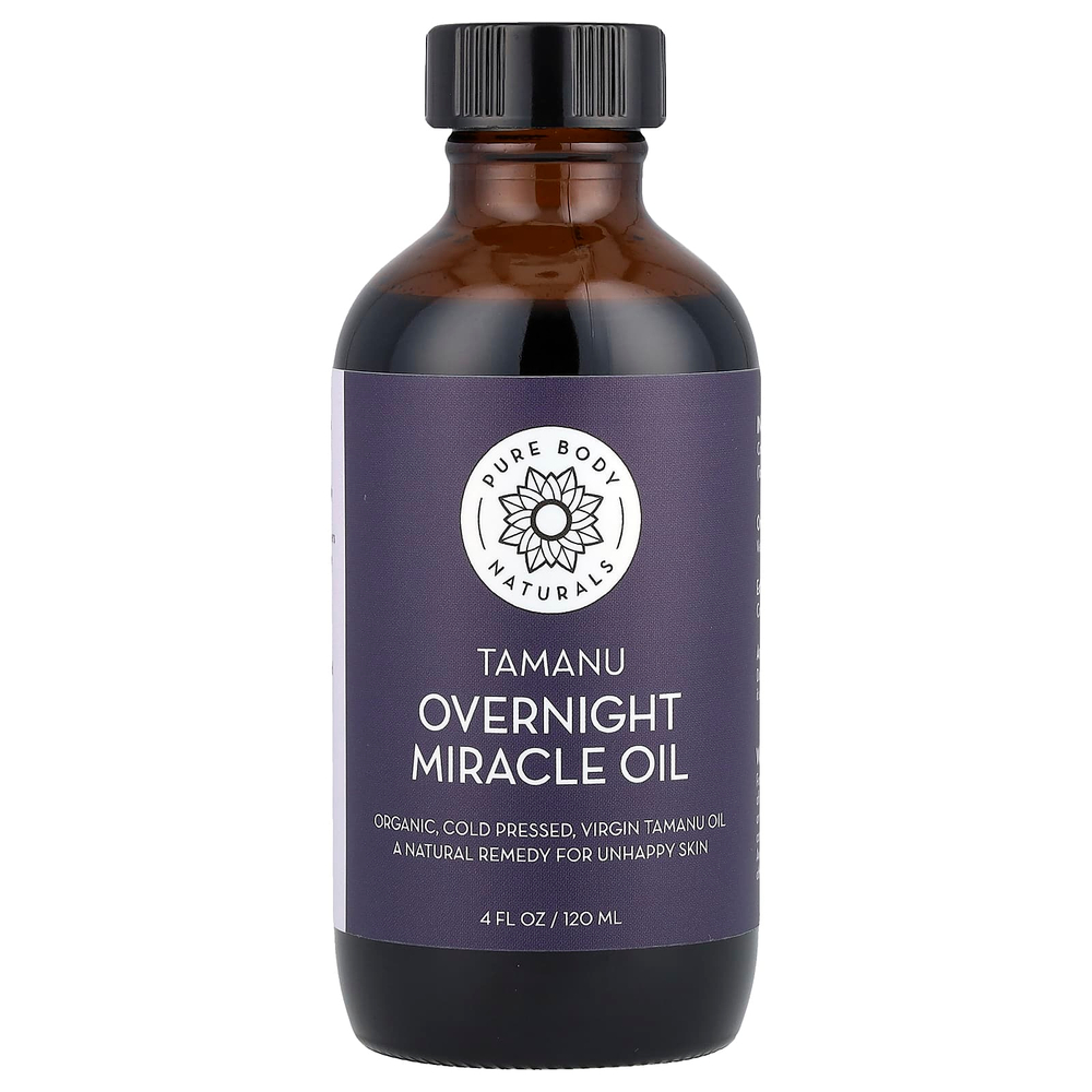 Pure Body Naturals, Масло таману для ночного чуда, 120 мл (4 жидк. Унции)
