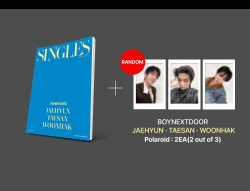 публикация SINGLES JAPAN - VOL.20 BOYNEXTDOOR JAEHYUN & TAESAN & WOONHAK