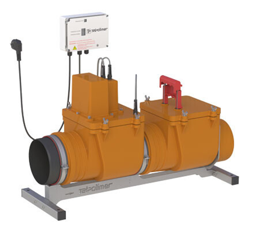 ТП-85.160-КЗЭ Канализационный затвор с электроприводом Dn160 101200320