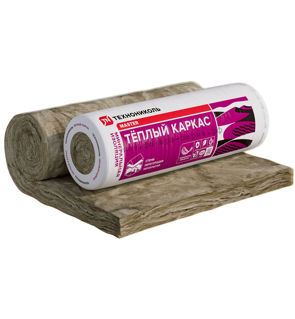 Утеплитель Технониколь 37 PN Теплый каркас рулон 150х1220х4000, 4,88м2