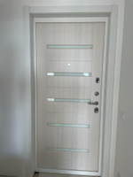 Дверь Входная Лабиринт Silver 01 - Сандал белый металлическая