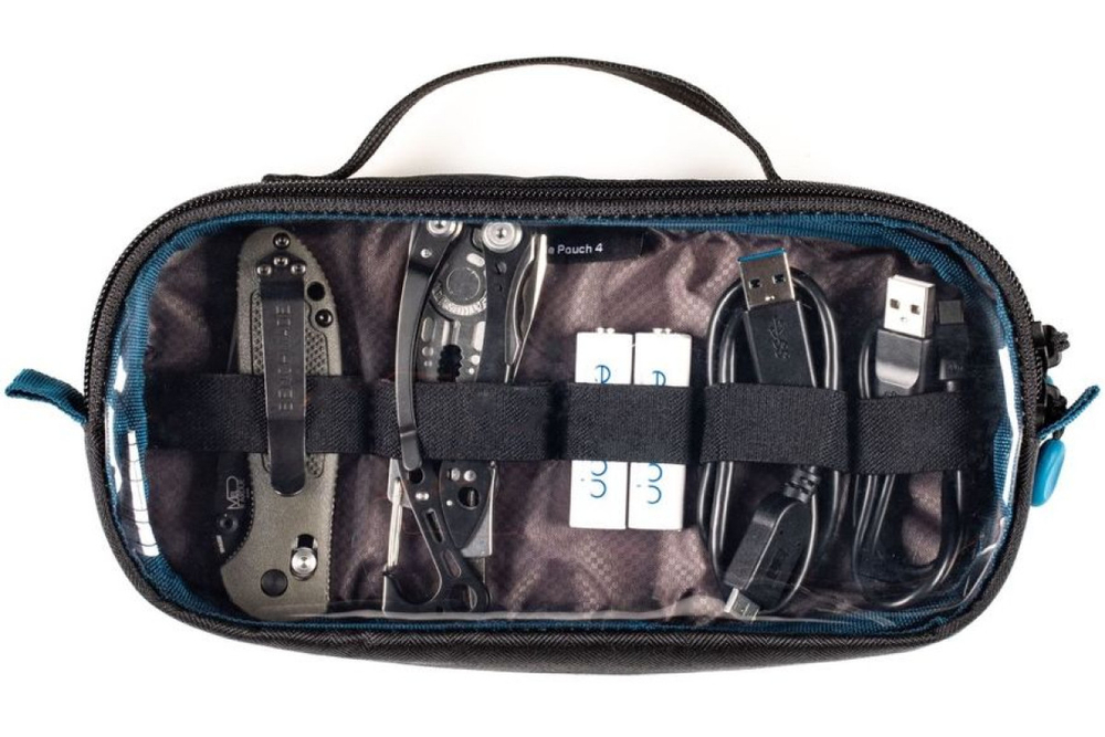 Органайзер Tenba Tools Cable Pouch 4 Blue для аксессуаров, синий