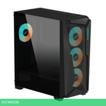 Корпус Gigabyte C301G Glass V2 без БП черный (GB-C301G)