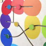 Бизиборд настенный Лабиринт серия СКАНДИК