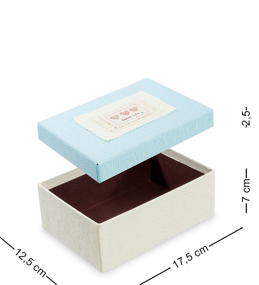 Packing Symphony WF-06/1-B Коробка «Прямоугольник» цв.молочн./голуб.