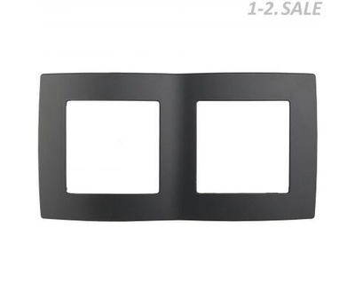 Рамка 2-я антрацит ЭРА 12-5002-05