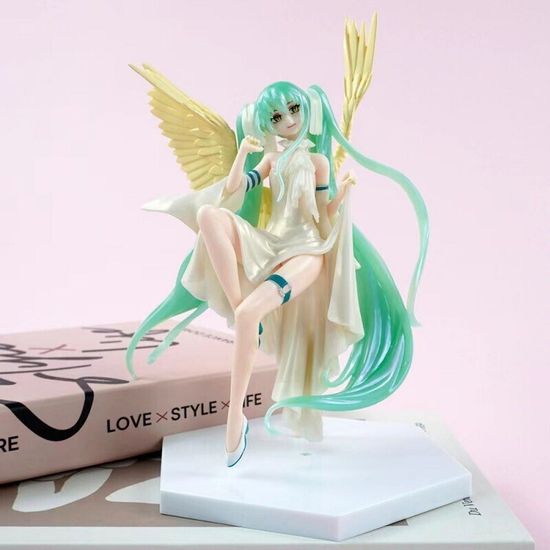 Фигурка Аниме Мику Хацунэ Ангел / Miku Hatsune 20см