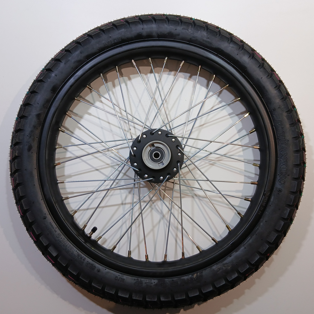 Колесо переднее в сборе 90/90-19 под ось Ф12мм Мотоцикл Ataki Carrera 300