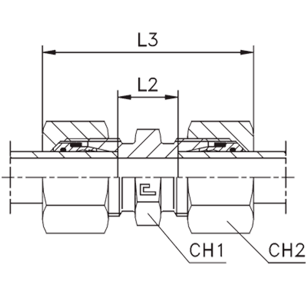 Соединение P DS08 16х1.5