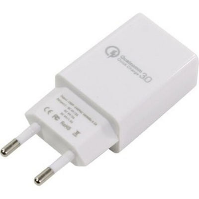 Сетевое зарядное устройство Cablexpert USB-порт, 3A, белый (MP3A-PC-16)