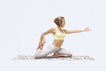 Коврик для йоги terazzo yoga белый