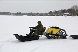 Мотобуксировщик РЫБАК PKD. PSD 9 л.с. (длинная база 1430мм)