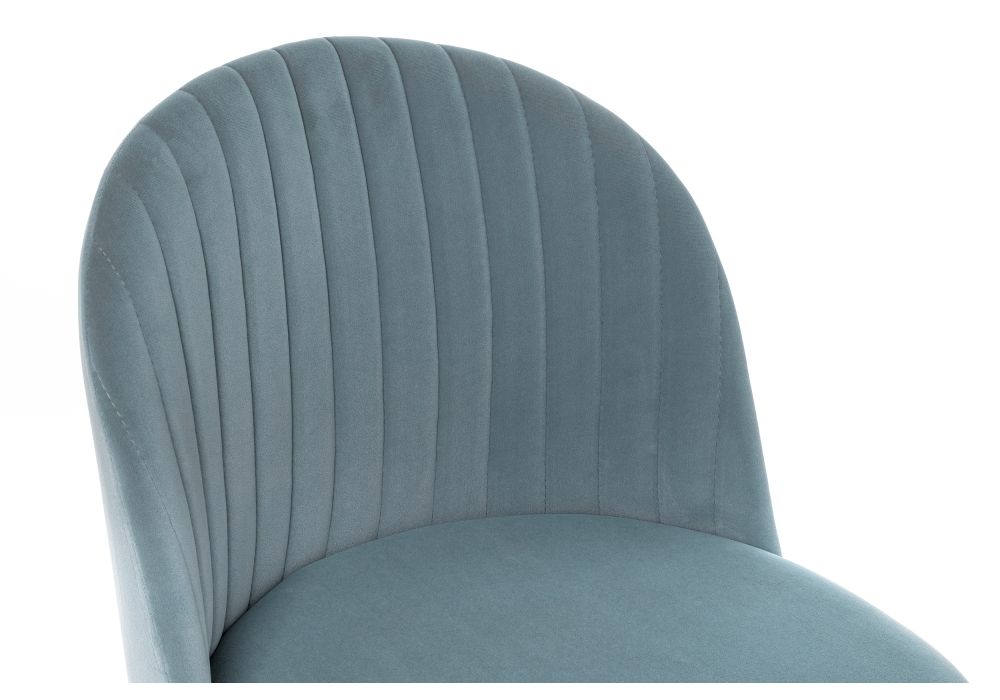 Стул на металлокаркасе Gabi 1 light blue / black