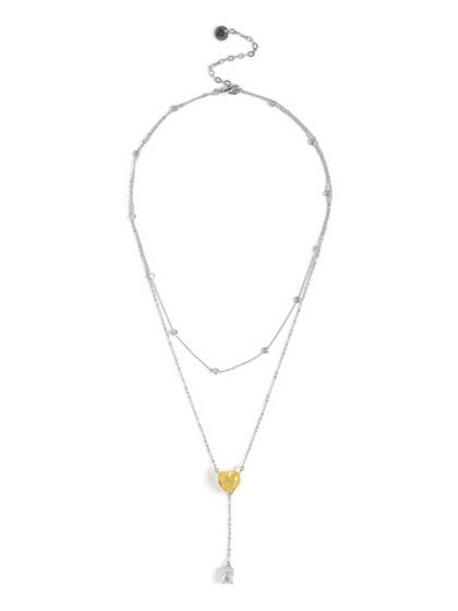 Сотуар "Yellow heart" Silver