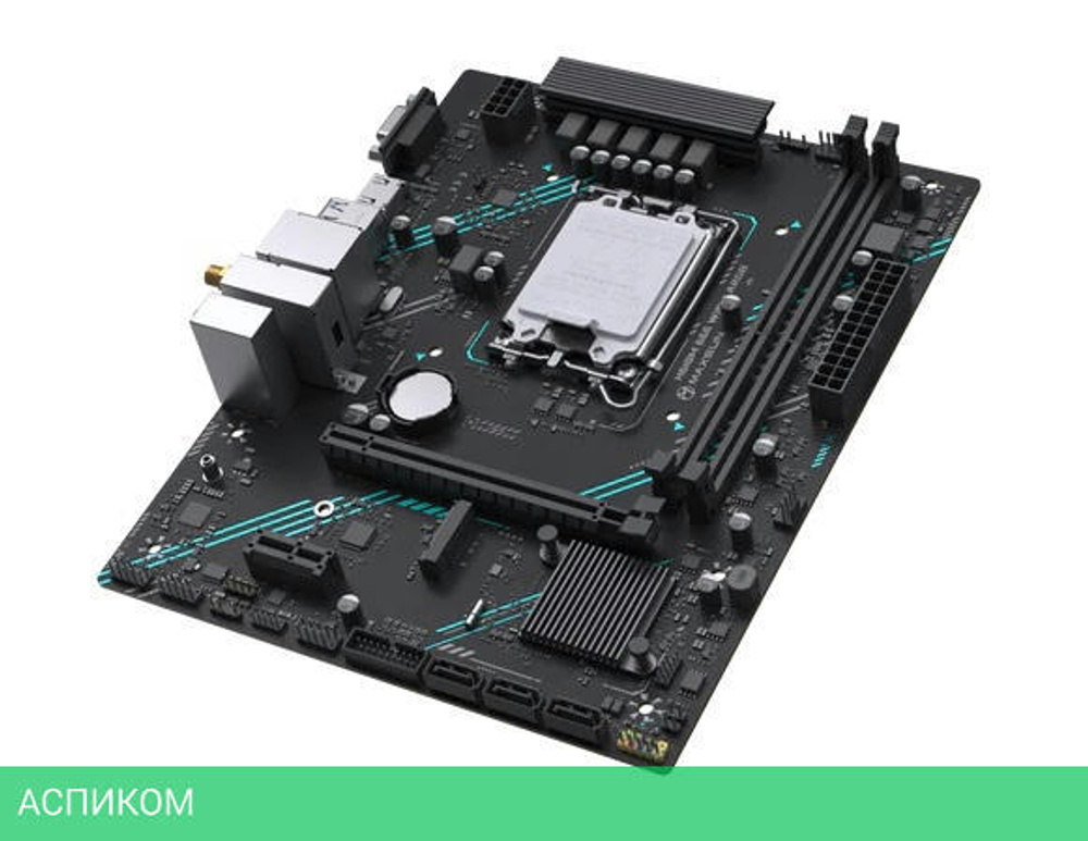 Материнская плата Maxsun MS-H610M 666 WIFI6 ARGB