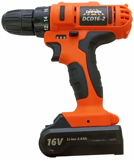 Аккумуляторный шуруповерт "DAMAN" DCD16-2