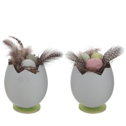 GAEM Изделие декоративное "Яйцо пасхальное", L6 W6 H8 см, 2в.