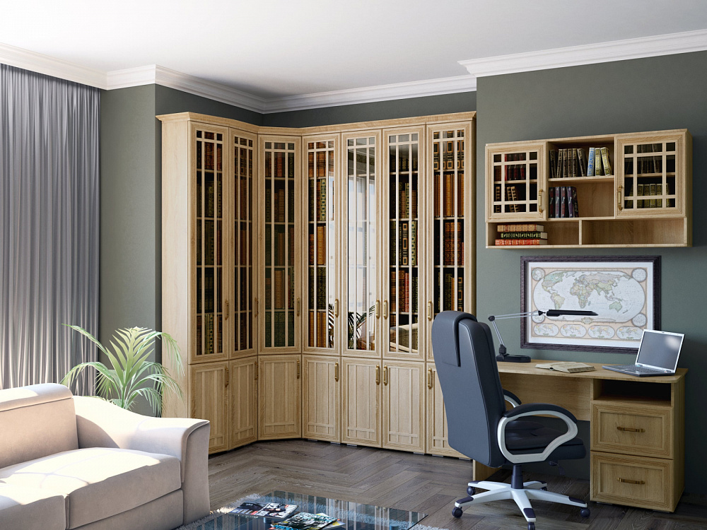 Стол письменный Бруно дуб сонома/дуб сонома