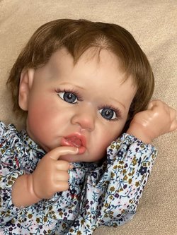 Кукла Реборн виниловая 55см в пакете (FA-535)