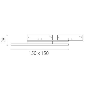 Светильник отраженного света 5W 3000K 236131Q медь Linea Lightstar