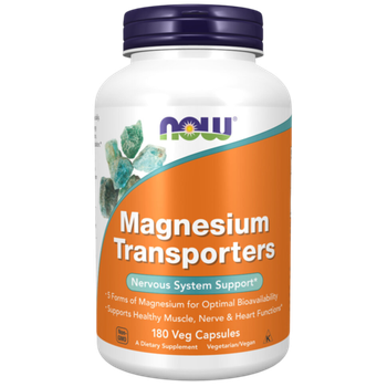 Now Foods Magnesium Transporters 180 veg capsules, Магний