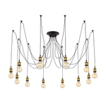 Citilux Эдисон CL451121 Люстра паук Венге Бронза