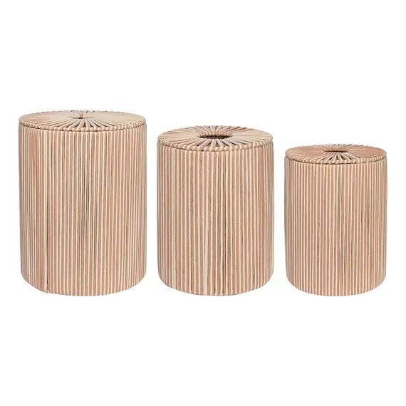 Корзина плетеная dholak beige из коллекции ethnic, размер l