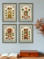 Картины на стену интерьерные 21*27 см 4 шт.