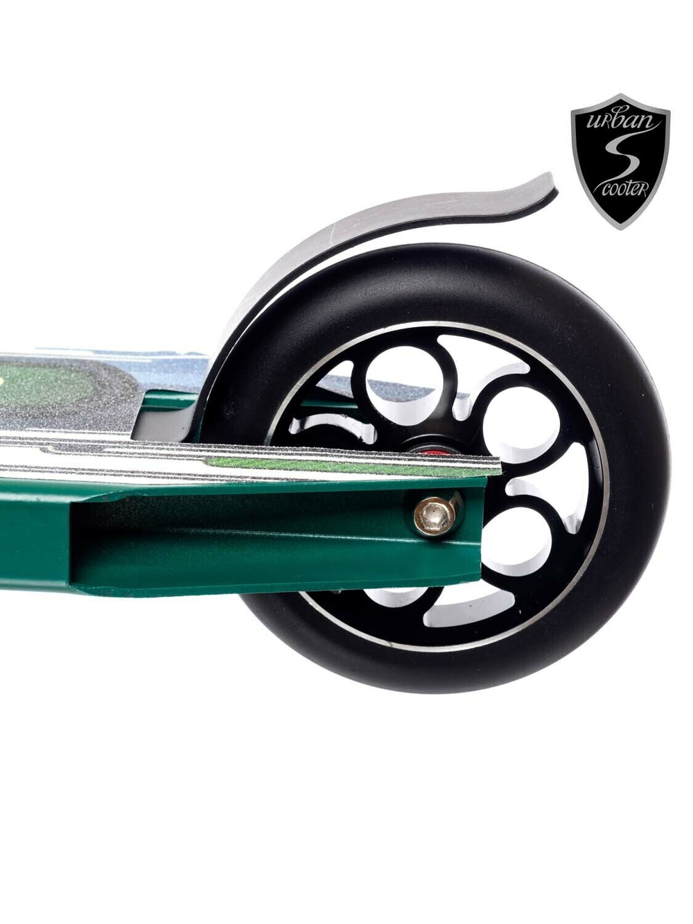 Трюковой самокат Urban Scooter Extreme 110 Print Sport зеленый