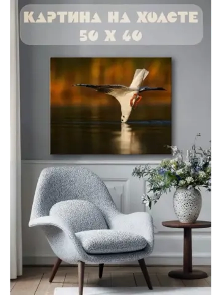 Картина на стену 40 X 50 Чайка