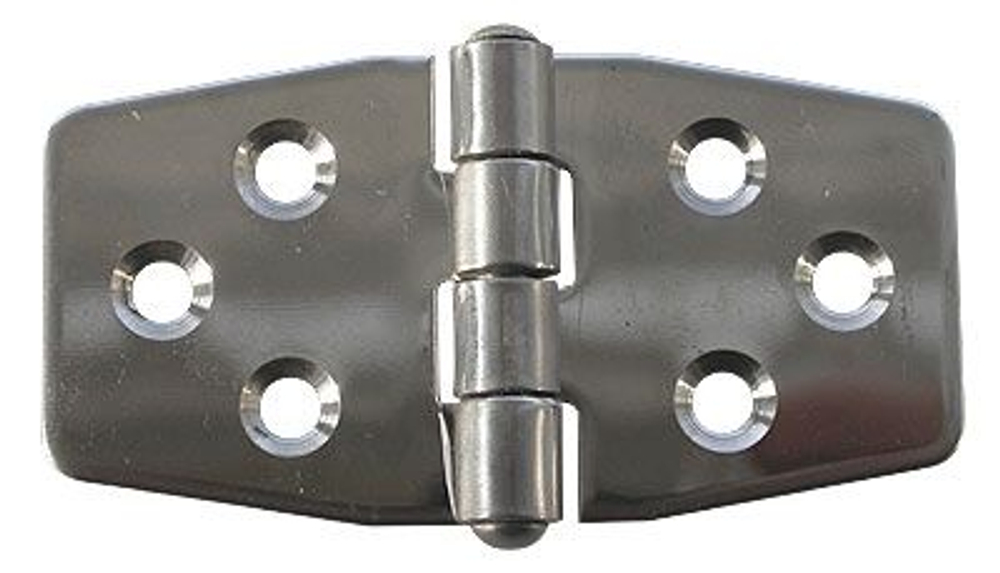 Петля для лодки и автофургонов из нержавеющей стали/морская петля для люка со скрытым креплением на 180 градусов 76х37х2 мм