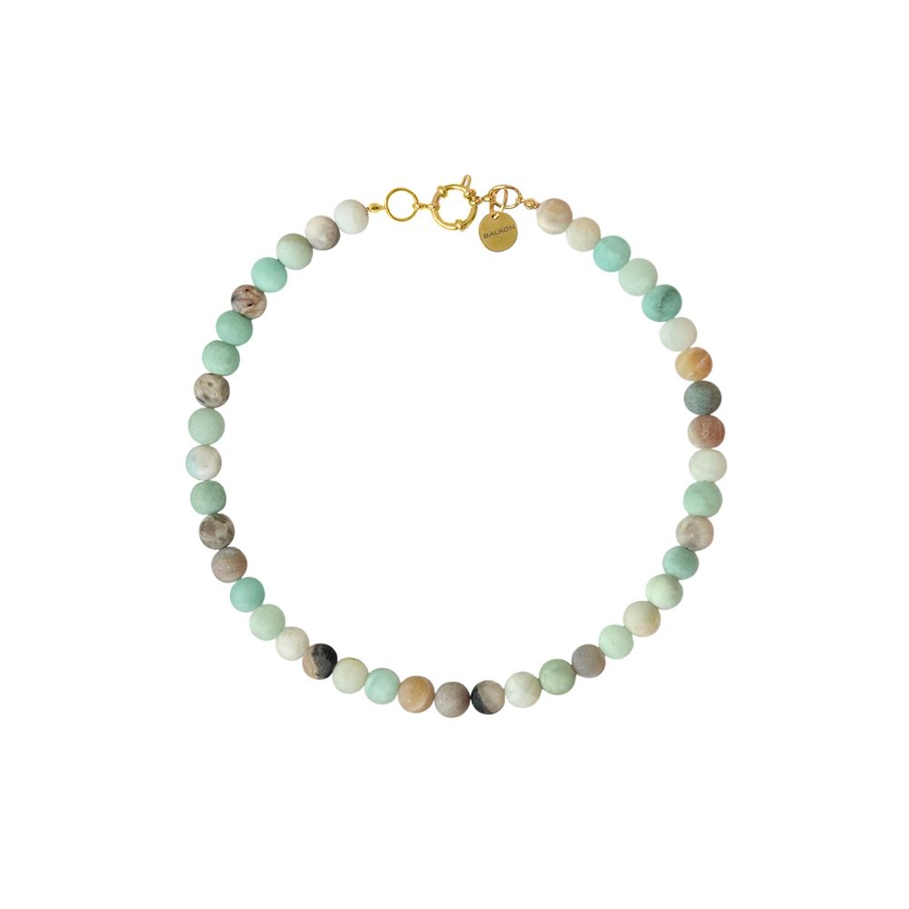 Колье Soft из бусин камня