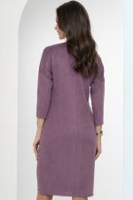 Платье Стильный вельвет (сирень) Diolche (Акция)