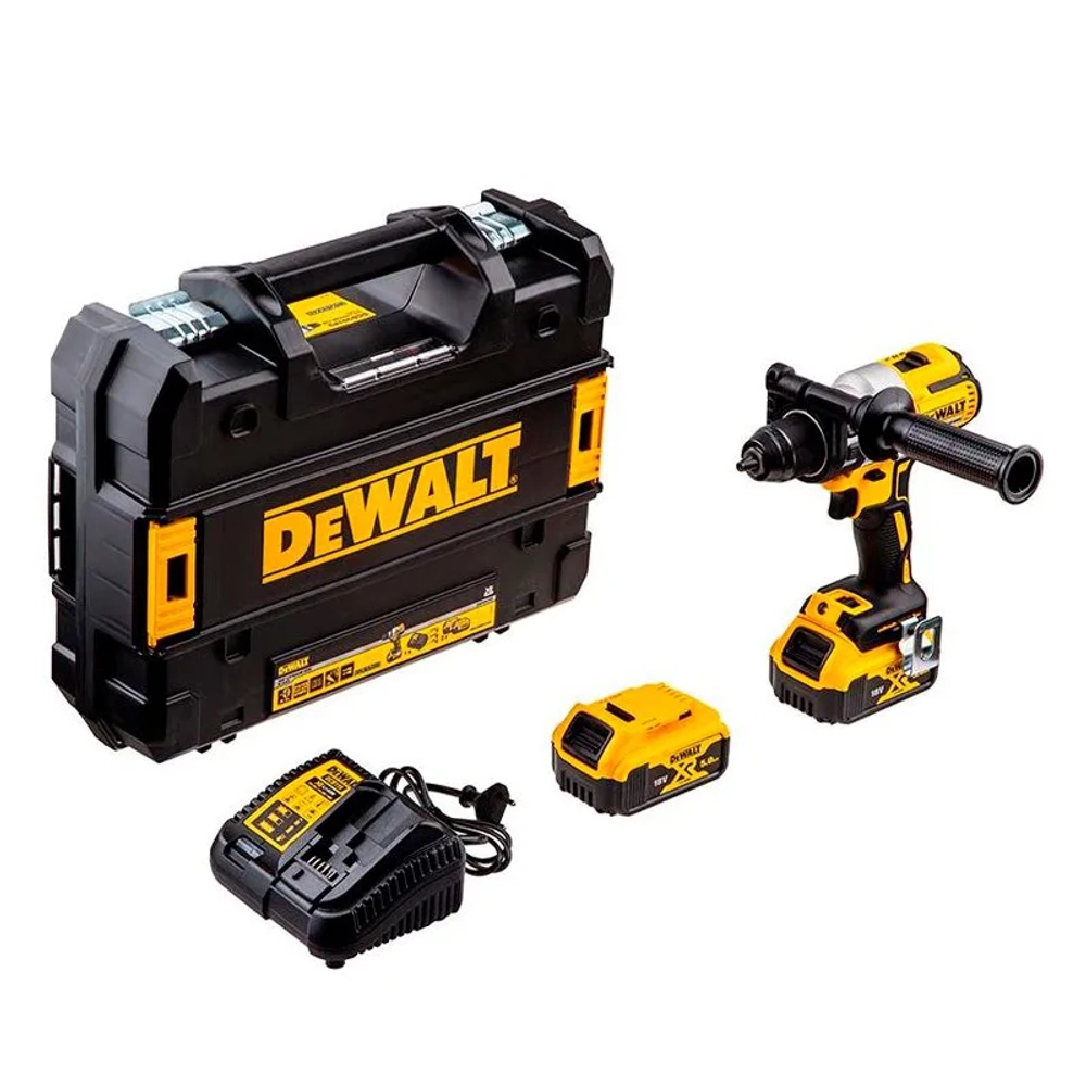 DeWalt DCD991P2 дрель-шуруповер (2 x 5 Ач, ЗУ)