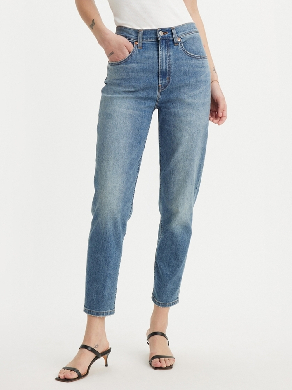 Женские джинсы бойфренды с завышенной талией Levi's High Rise Boyfriend 85873-0131